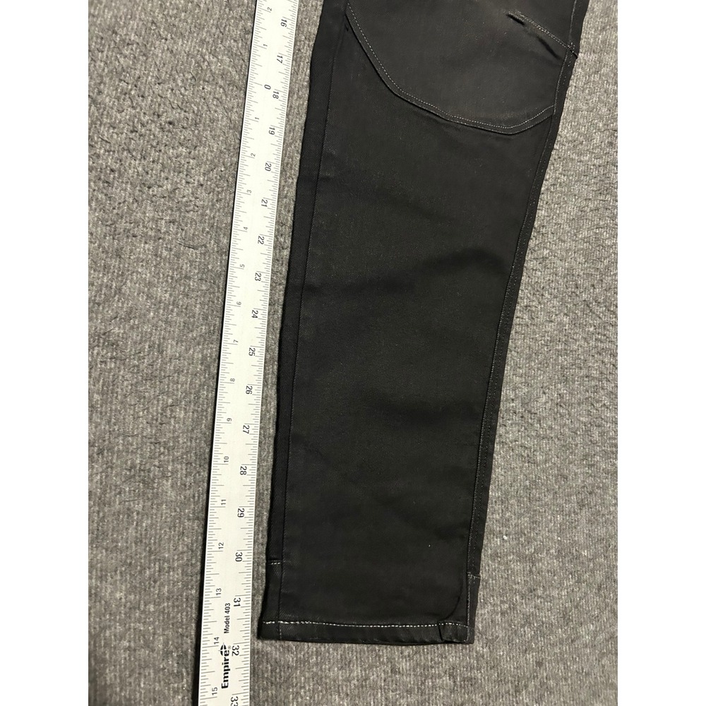 G star 3D zip knee skinny jeans black mens casual fit 36x32 biker denim - Picture 6 of 7